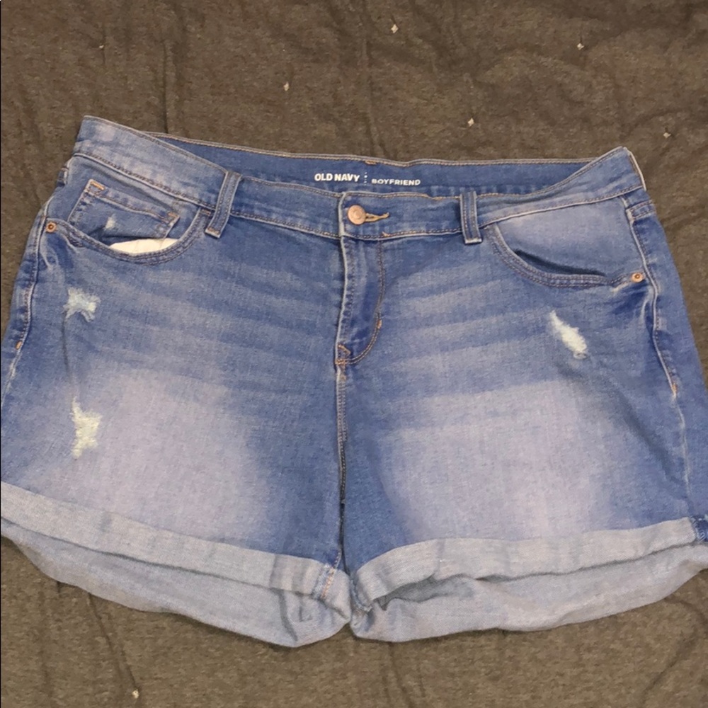 Old Navy light wash jean shorts
